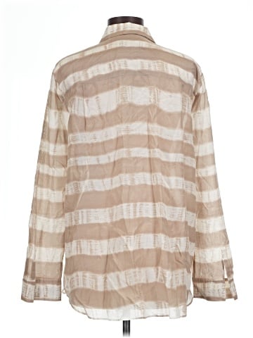 Lafayette 148 New York Long Sleeve Blouse (view 2)