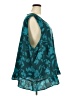 Torrid Teal Sleeveless Blouse Size 5X Plus (6) - photo 4