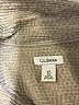 L.L.Bean 100% Cotton Houndstooth Tan Long Sleeve Button-Down Shirt Size XS - photo 7