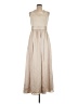 White by Vera Wang Tan Ivory Cocktail Dress Size 8 - photo 1