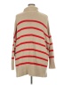 Old Navy 100% Cotton Stripes Tan Turtleneck Sweater Size 4X - photo 2