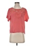 TOBI 100% Polyester Pink Short Sleeve Blouse Size S - photo 1