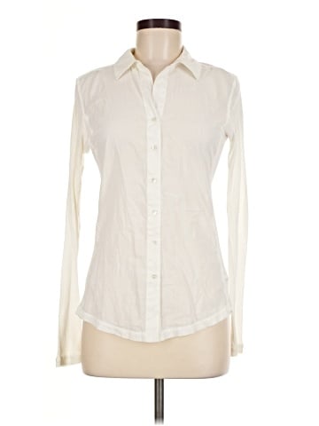 James Perse Long Sleeve Blouse (view 1)