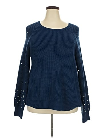 NY Collection Pullover Sweater (view 1)