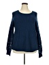 NY Collection 100% Acrylic Blue Pullover Sweater Size 3X - photo 1