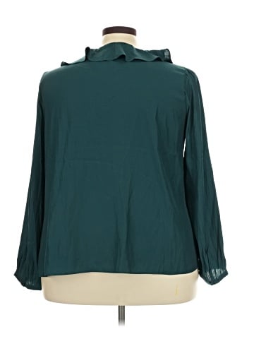 Rose + Olive Long Sleeve Blouse (view 2)