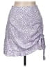 Romwe 100% Polyester Purple Casual Skirt Size M - photo 1