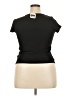 HAUTE FOX Black Short Sleeve Top Size 2X - photo 2