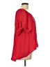 Venus 100% Viscose Red Short Sleeve Blouse Size L - photo 4
