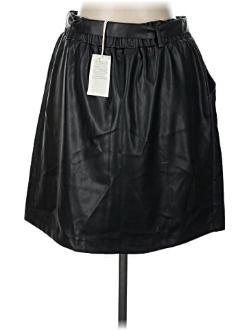 Grace & Lace Faux Leather Skirt (view 2)