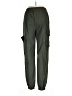 Shein Solid Green Cargo Pants Size L - photo 2