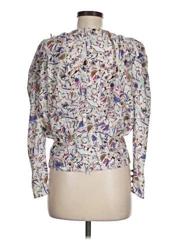 Isabel Marant 3/4 Sleeve Silk Top (view 2)
