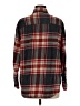 Old Navy 100% Cotton Plaid Black Long Sleeve Button-Down Shirt Size M - photo 2