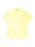 Authentic School Uniform Solid Yellow Short Sleeve Button-Down Shirt Size 18 - photo 1