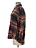 Old Navy 100% Cotton Plaid Black Long Sleeve Button-Down Shirt Size M - photo 5