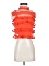 River Island 100% Polyester Orange Sleeveless Top Size 4 - photo 1
