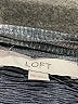 Ann Taylor LOFT 100% Polyester Metallic Silver Long Sleeve Blouse Size XXL - photo 7