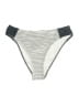 Unbranded Stripes Gray White Swimsuit Bottoms Size S - photo 1