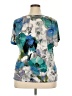 East5th Teal Short Sleeve Blouse Size 2X - photo 2