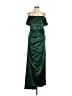 Unbranded 100% Polyester Green Cocktail Dress Size 6 - photo 1