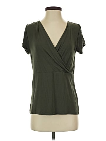 August Silk Short Sleeve Top (view 1)