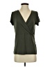 August Silk Green Short Sleeve Top Size S - photo 1