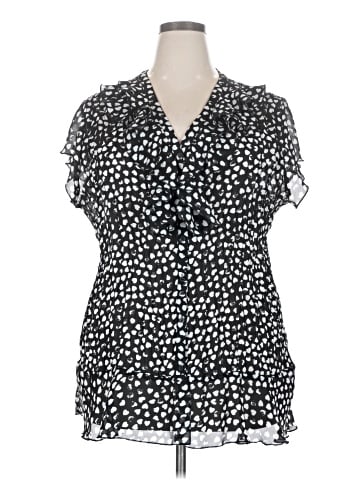 DressBarn Short Sleeve Blouse (view 1)