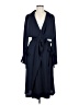 BCBGMAXAZRIA 100% Polyester Blue Trenchcoat Size M - photo 1