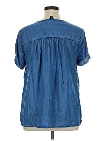 Lucky Brand Short Sleeve Blouse (view 2)