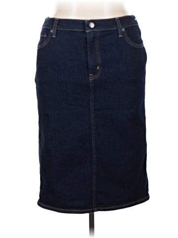 Lauren by Ralph Lauren Denim Skirt (view 1)