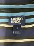 Lands' End Stripes Blue Casual Dress Size 2 - photo 7