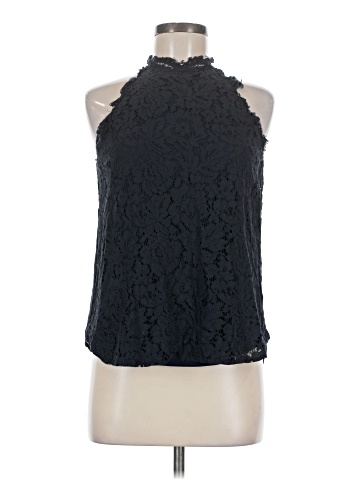 Olivia Grey Sleeveless Blouse (view 1)