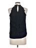 Olivia Grey Black Sleeveless Blouse Size M - photo 2