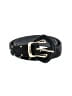 Unbranded 100% Leather Black Leather Belt Size M - photo 1