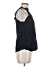 Olivia Grey Black Sleeveless Blouse Size M - photo 4