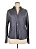Vince. Metallic Gray Long Sleeve Blouse Size XL - photo 1