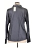 Vince. Metallic Gray Long Sleeve Blouse Size XL - photo 2