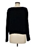 August Silk Black Pullover Sweater Size M - photo 2