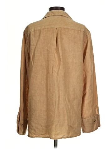 Unbranded 3/4 Sleeve Button-Down Shirt (view 2)