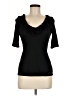 Express Black Short Sleeve Top Size M - photo 1