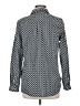 Talbots Polka Dots Silver Long Sleeve Button-Down Shirt Size 8 - photo 2