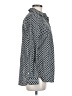 Talbots Polka Dots Silver Long Sleeve Button-Down Shirt Size 8 - photo 4