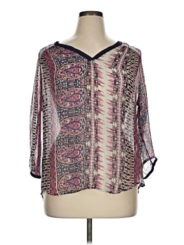 Lucky Brand 3/4 Sleeve Blouse (view 1)