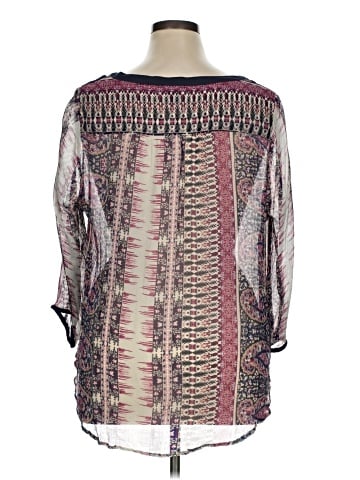 Lucky Brand 3/4 Sleeve Blouse (view 2)
