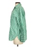 MNG Stripes Green 3/4 Sleeve Button-Down Shirt Size 2 - photo 5