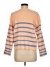 Lumiere 100% Polyester Stripes Orange Pullover Sweater Size M - photo 2