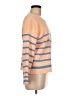 Lumiere 100% Polyester Stripes Orange Pullover Sweater Size M - photo 4