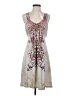 One World Paisley Gray Casual Dress Size S - photo 1