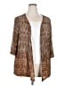 Catherines Print Brown Kimono Size 2XWP - photo 1