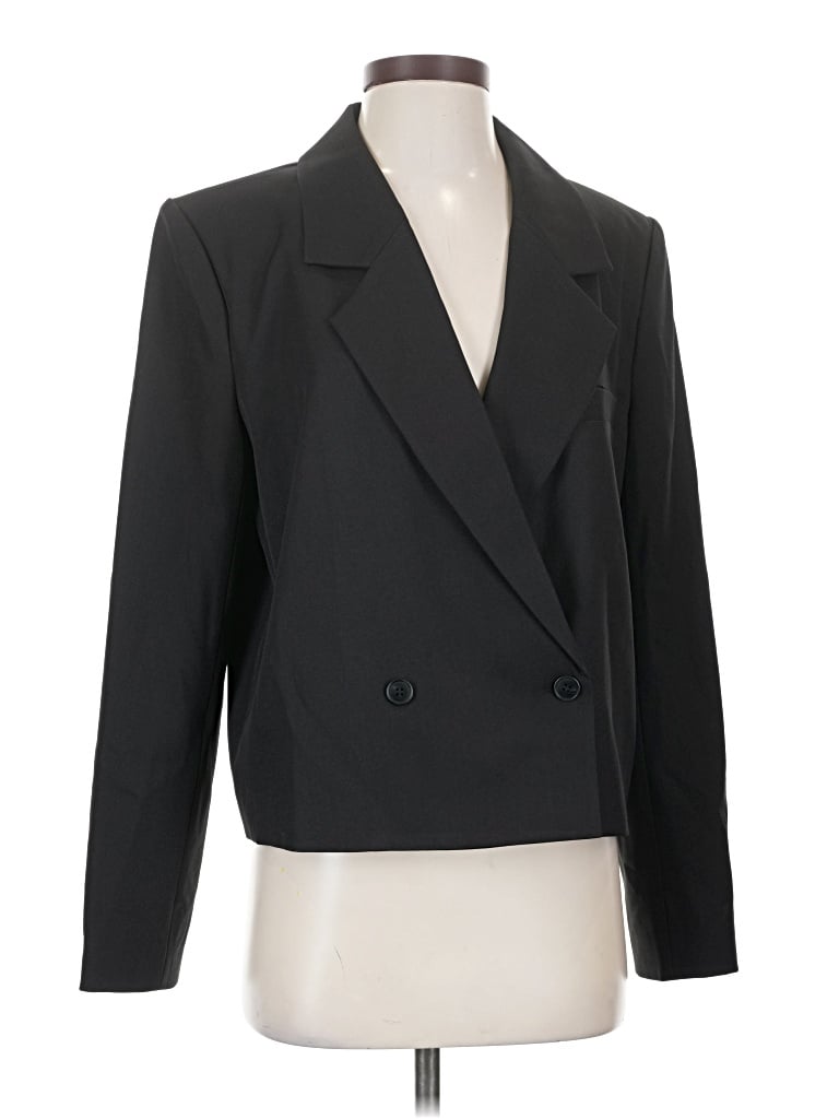 Pre-owned Lulus Blazer Jacket In Black